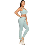 shopsharpe.com Activewear Blue / M / China Swank Gym Activewear 2 Piece Set