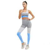 shopsharpe.com Activewear Blue Suit / L Express Contrast Seamless Activewear Set