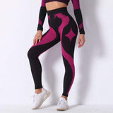 shopsharpe.com Activewear C209907 / L / China Oasis High Waist Seamless Gym Leggings