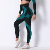 shopsharpe.com Activewear C209910 / L / China Oasis High Waist Seamless Gym Leggings
