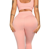 shopsharpe.com Activewear Crunch Gym Leggings & Top Set