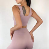 shopsharpe.com Activewear Dune Seamless Yoga Shorts & Workout Top Set