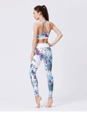 shopsharpe.com Activewear FloralBee 2 Piece Fitness Yoga Set