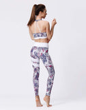 shopsharpe.com Activewear FloralBee 2 Piece Fitness Yoga Set