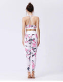 shopsharpe.com Activewear FloralBee 2 Piece Fitness Yoga Set