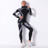 shopsharpe.com Activewear Gre/Black / S / China Oasis High Waist Seamless Activewear Set