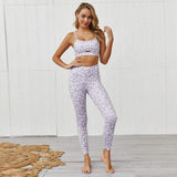 shopsharpe.com Activewear Grey / S / China Leopard Print Fitness Activewear Set