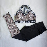 shopsharpe.com Activewear Leopard Print 2 Piece Activewear set