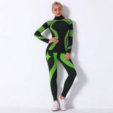 shopsharpe.com Activewear Parrot Green/Black / M / China Oasis High Waist Seamless Activewear Set