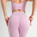 shopsharpe.com Activewear Pastel High Waist Ribbed Seamless Leggings