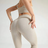shopsharpe.com Activewear Pastel High Waist Ribbed Seamless Leggings