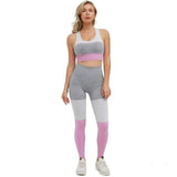shopsharpe.com Activewear Pink Suit / S Express Contrast Seamless Activewear Set