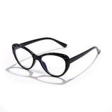 shopsharpe.com black / China Anti Blue Light Glasses Frame Women's Eyeglass Cat eye Frame Computer Eyeglasses Vintage Women Spectacles Transparent Frames