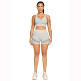 shopsharpe.com Light Grey / L / China Arena Seamless Yoga Short & Top Set