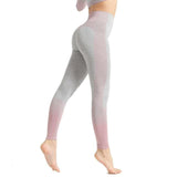 shopsharpe.com Pink leggings / L SVOKOR Grey striped Workout Women Leggings Fitness Seamless Push Up Sexy Leggings High Waist Gym Pants Female Running