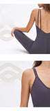 shopsharpe.com Surya Seamless Open Back One Piece Yoga Jumpsuit