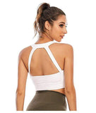 shopsharpe.com White  bra / L Naked-Feel Sexy Yoga Set Fitness Clothing Sports Outfit For Women Withe Yoga Bra Set Workout Clothes Gym Wear Sport Activewear