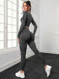 shopsharpe.com Activewear Black Set / S Stretch Washed Two-Piece Activewear Set