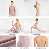 shopsharpe.com Activewear Chandra One Piece Yoga & Fitness Bodysuit With Pockets
