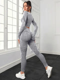 shopsharpe.com Activewear Light Gray Set / S Stretch Washed Two-Piece Activewear Set