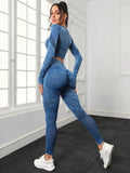 shopsharpe.com Activewear Navy Blue Set / M Stretch Washed Two-Piece Activewear Set