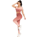 shopsharpe.com Activewear Pink Suit / S Sculpt Two Piece Gradient Activewear Set