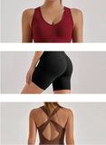 shopsharpe.com activewear Samya Breathable Crisscross Back Fitness Playsuit