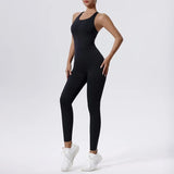 shopsharpe.com Black / S / CHINA Yoga Set Jumpsuit Women Full Seasons Casual Fitness Sporty Playsuit Sleeveless Slim Activewear All In One Jumpsuit Clothing Lady