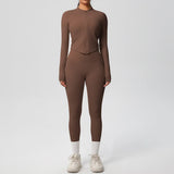 shopsharpe.com Leggings Set Brown / S Galaxy Seamless 2 Piece Activewear Set