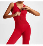 shopsharpe.com Peach Blush / L Pulse Peach Booty One-Piece Seamless Yoga Jumpsuit