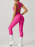shopsharpe.com Pulse Peach Booty One-Piece Seamless Yoga Jumpsuit