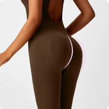 shopsharpe.com Pulse Peach Booty One-Piece Seamless Yoga Jumpsuit