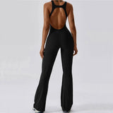 shopsharpe.com Solid Yoga Jumpsuit One Piece Outfit Fitness Bodysuit Workout Clothes for Women Sportwear Women Buttock lifting Set Activewear