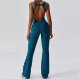 shopsharpe.com Solid Yoga Jumpsuit One Piece Outfit Fitness Bodysuit Workout Clothes for Women Sportwear Women Buttock lifting Set Activewear
