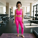 shopsharpe.com Studio Women’s Yoga Set, Cross Strap Top and Hip Lifting Leggings