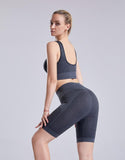 shopsharpe.com 2Pcs Women Yoga Set Fitness Gym Clothes Sportswear Bra+Shorts Sport Leggings Running Workout Stripe Push Up Yoga Suit Tight Wear