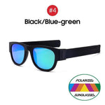 shopsharpe.com 4 Black Blue Green / WITH BOX SlapShade Soho Polarized Folding Sunglasses