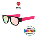 shopsharpe.com 5 Pink / WITH BOX SlapShade Soho Polarized Folding Sunglasses