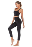 shopsharpe.com Activewear Black Leggings/Top Set / S Supple 2 Piece Activewear Fitness & Yoga Set