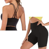 shopsharpe.com Activewear Black Short/Top Set / M Supple 2 Piece Activewear Fitness & Yoga Set