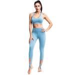 shopsharpe.com Activewear Blue Suit / XL Agni Push Up Yoga Leggings & Workout Top