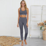 shopsharpe.com Activewear dark grey / M Balance Seamless Gym Leggings & Top Set
