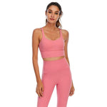 shopsharpe.com Activewear Dark Pink Leggings/Top Set / XL Supple 2 Piece Activewear Fitness & Yoga Set