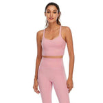 shopsharpe.com Activewear Pink Leggings/Top Set / XL Supple 2 Piece Activewear Fitness & Yoga Set