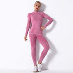shopsharpe.com Activewear Pink / M / China Oasis High Waist Seamless Activewear Set