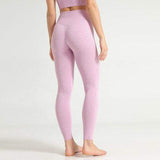 shopsharpe.com Activewear Pink / M Pastel High Waist Ribbed Seamless Leggings