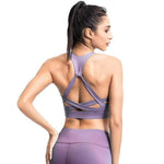 shopsharpe.com Activewear Purple Bra / M Agni Push Up Yoga Leggings & Workout Top