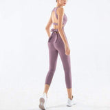 shopsharpe.com Activewear Purple Rose / L Radiance Yoga Bottoms & Sleeveless Top Set