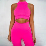 shopsharpe.com Activewear Rose / L Evoke Push Up Leggings & Workout Top Set