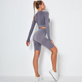 shopsharpe.com Activewear Seamless High Waist Cycling Short and Top Set